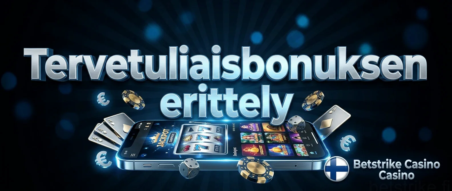 Tervetuliaisbonuksen erittely